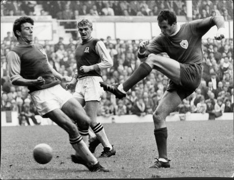 Footballer Derek Dougan Scoring Hat Trick Editorial Stock Photo - Stock ...