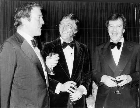 Television Presenters Russell Harty (right) Michael Parkinson (c) And Eamonn Andrews (l) Russell Harty (5 September 1934 A 8 June 1988) Was A British Television Presenter Of Arts Programmes And Chat Shows.