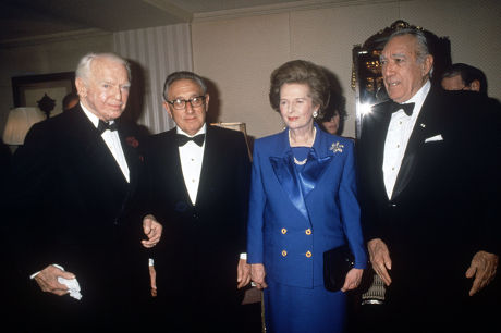 Douglas Fairbanks Jnr Henry Kissinger Margaret Editorial Stock Photo ...