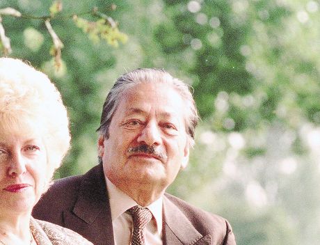 Actor Saeed Jaffrey And His Wife Jennifer.