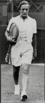 Tennis Player Helen Jacobs Wimbledon Wightman Editorial Stock Photo ...