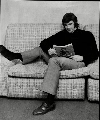 Arsenal Footballer Peter Storey Resting His Editorial Stock Photo ...