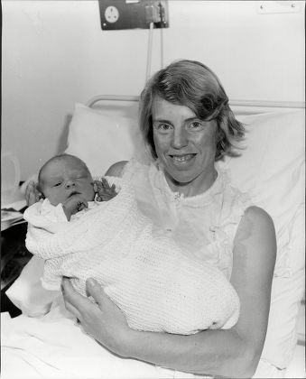 Tennis Player Ann Jones With New Baby Daughter Philippa Ann Haydon-jones (born Adrianne Shirley Haydon On 7 October 1938 In Kings Heath Birmingham England United Kingdom) Is A Former Table Tennis And Lawn Tennis Champion. She Won A Total Of 7 Grand S