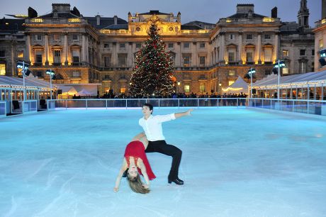 Somerset House Christmas ice rink opening, London, Britain - 15 Nov 2012