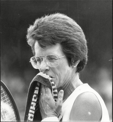 Billie Jean King After Her Defeat By Andrea Jaeger In The Semi-final At Wimbledon - 1983.
