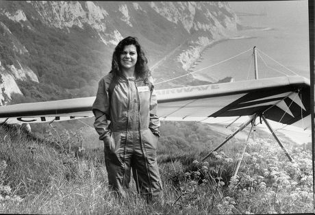 Hang Glider Champion Judy Leden Judy Editorial Stock Photo - Stock