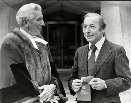 Musician And Band Leader Joe Loss (right) With The Chamberlain Of London Mr John Briggs As Joe Received The Freedom Of The City Of London Joshua Alexander 'joe' Loss Lvo Obe (22 June 1909 A 6 June 1990) Was A British Musician Popular During The Bri