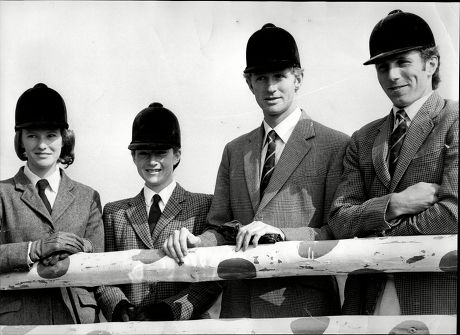 British Olympic Three-day Event Show Jumpers Mary Gordon Watson Deborah West Richard Meade And Mark Phillips.