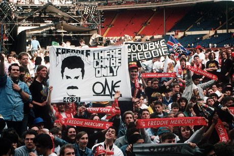 Freddie Mercury Tribute Concert At Wembley Stadium, London, Britain 