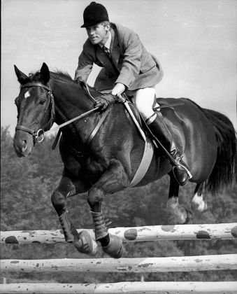 Richard Meade Show Jumper On His Horse Laurieston.