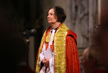 The Very Reverend Vivienne Faull, The Dean of York, at York Minster, York, Britain - Dec 2012