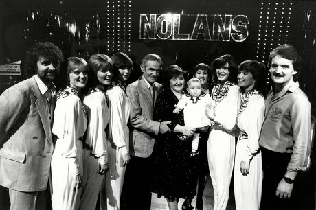 The Nolan Sisters Pop Group With Family Together For Russell Harty Show- For Names See Versions 1981.