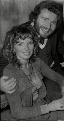 Derren Nesbitt With Fellow Actor Julie Ege 1975.