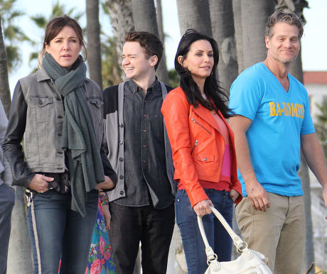 'Cougar Town' TV Programme Filming, Los Angeles, America - 23 Dec 2012