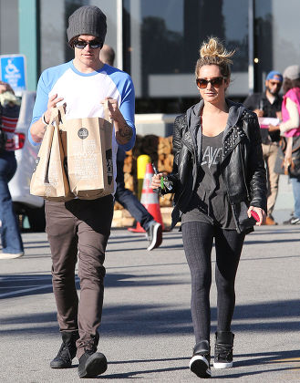 Ashley Tisdale and Scott Speer out and about in Los Angeles, America - 03 Jan 2013