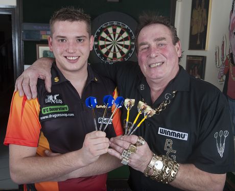 Bobby George and son Richie George at home near Colchester, Essex, Britain - 03 Jan 2013