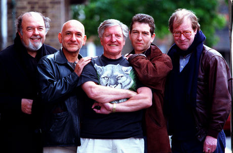 Cast & Director Of 'waiting For God' At The Old Vic. L-r Sir Peter Hall Ben Kingsley Denis Quilley Greg Hicks & Alan Howard.