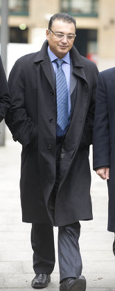 Ali Dizaei Arrives At Southwark Crown Court. 9.2.12 Pic David Crump.