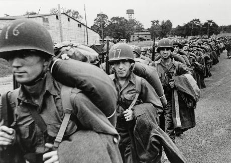 1943 Soldiers Line New York Port Editorial Stock Photo - Stock Image ...