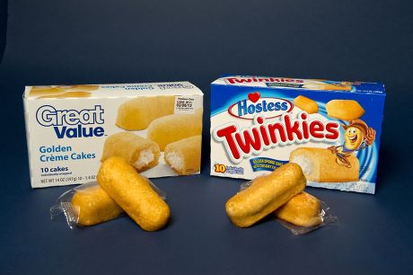 Wal Mart Golden Creme Cakes Nearly Editorial Stock Photo - Stock Image ...