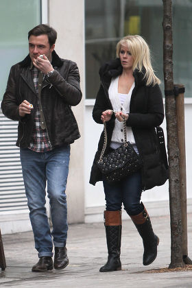 Shane Filan from Westlife and his wife Gillian in central London, Britain - 25 Jan 2013