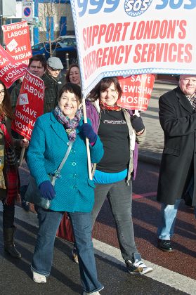 Lewisham Hospital Protest, London, Britain - 26 Jan 2013