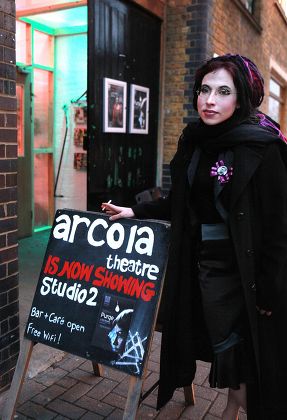Sofi Oksanen at the Arcola Theatre for the London premiere of her play 'Purge', Dalson, London, Britain - 24 Feb 2012