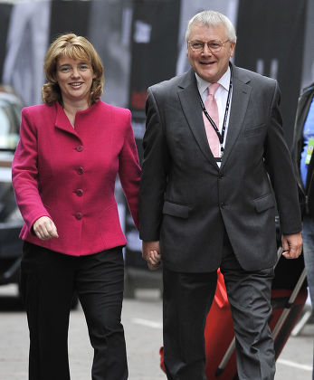 Labour Party Conference 2008 At The G-mex Centre Manchester - Transport Secretary Ruth Kelly With Husband Derek Gadd.