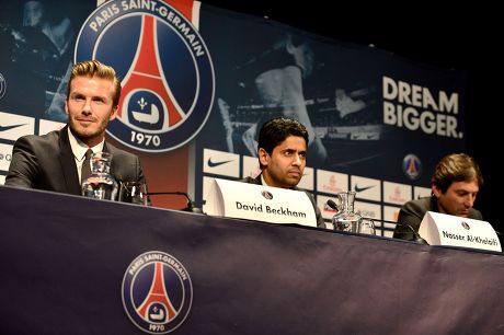 David Beckham unveiled as the new signing of Paris Saint Germain, Paris, France - 31 Jan 2013