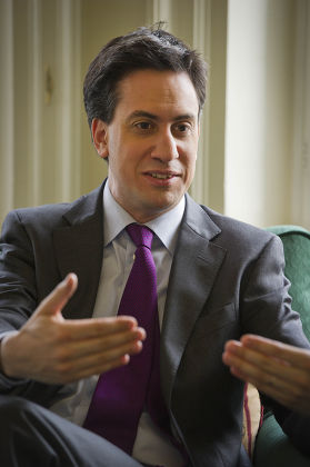Leader Of The Opposition Ed Miliband Discusses Fred Goodwin And Other Topics For Daily Mail Interview With James Chapman At Portcullis House Westminster.