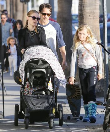 Anna Paquin, Stephen Moyer and family out and about, Venice, Los ...