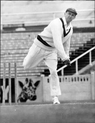 Cricketer Jack Bond In Action John David 'jack' Bond Born In Kearsley Near Bolton Lancashire On 6 May 1932 Is A Former Cricketer Who Played For Lancashire And For One Season For Nottinghamshire. Jack Bond Was A Right-handed Middle Order Batsman And