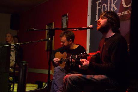 Kris Drever and Eamonn Coyne in concert at Milngavie Folk Club, Glasgow, Scotland, Britain - 24 Feb 2013