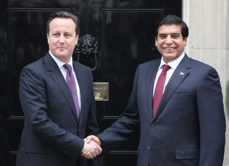 Prime Minister David Cameron meets Pakistani Prime Minister at 10 Downing Street, London, Britain - 12 Feb 2013