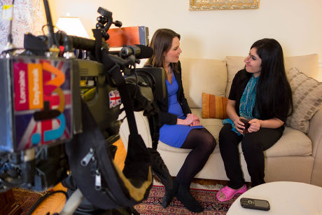 Aesha Mohammadzai interview on ITV's Daybreak, TV programme, Britain - 23 Feb 2013