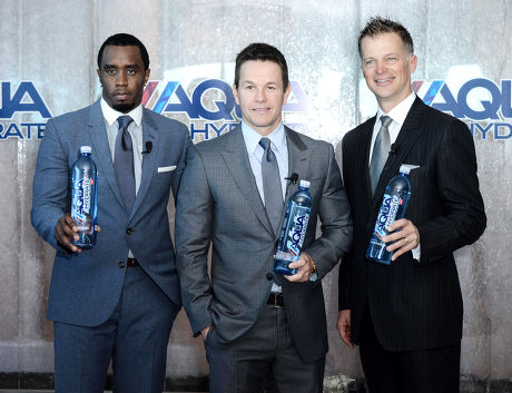 Sean Combs and Mark Wahlberg present Aqua Hydrate, Los Angeles, America - 27 Feb 2013