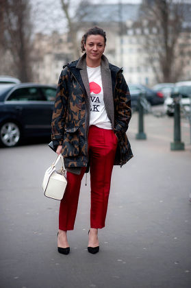 Street Style, Autumn Winter 2013, Paris Fashion Week, France - Feb 2013