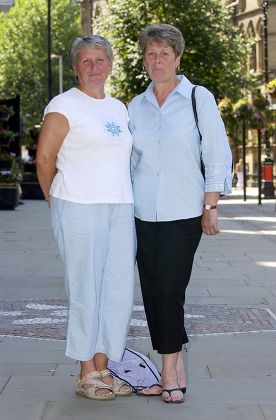 Relatives Of Shipman Victims Sisters Helen Mcconnell And Betty Clayton Pictured Outside Manchester Town Hall Where The Second And Third Reports Into The Harold Shipman Inquiry Were Being Delivered.