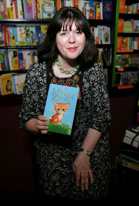 Holly Webb promotes 'The Missing Kitten', Reading, Britain - 07 Mar 2013