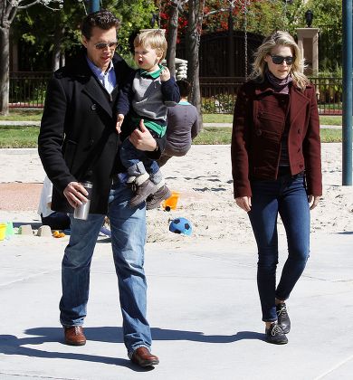 Ali Larter and family at the Coldwater Canyon Park, Los Angeles, America - 09 Mar 2013