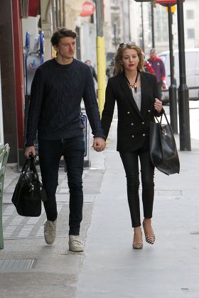 Lydia Bright out and about, London, Britain - 12 Mar 2013