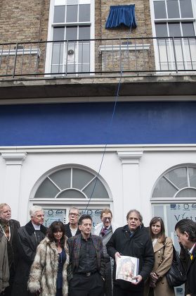 John Lennon and George Harrison Blue Plaque unveiling in London, Britain - 17 Mar 2013