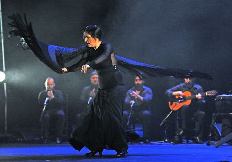 Eva Yerbabuena performing at the London Flamenco Festival at Sadler's Wells, London, Britain - 15 Mar 2013