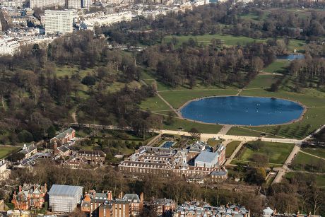 Aerial View Kensington Palace Hyde Park Editorial Stock Photo - Stock ...