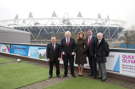 Future of the Olympic Stadium press conference, Olympic Park, London, Britain - 22 Mar 2013