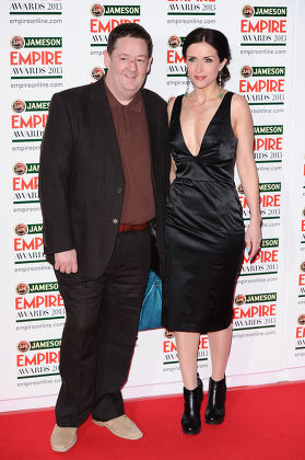 Johnny Vegas Wife Maia Dunphy Editorial Stock Photo - Stock Image