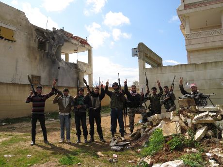 Rebel Fighters Celebrating Their Victory Editorial Stock Photo - Stock ...