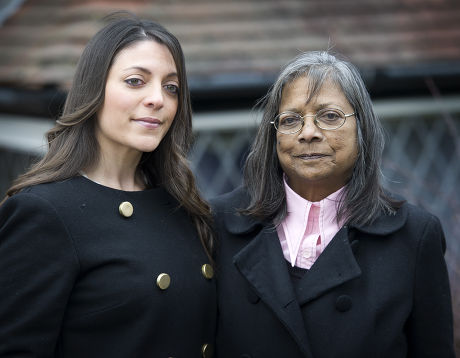 Meredith Kercher's mother and sister, Arline and Stephanie Kercher, at their Coulsdon home, Surrey, Britain - 26 Mar 2013