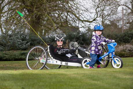 Claire Lomas will by completing the equivalent of a marathon a day on a hand bike, as part of her chariy challenge to cycle 400 miles around Britain - 04 Apr 2013