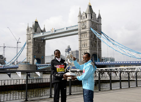 Virgin London Marathon winners photocall, London, Britain - 22 Apr 2013